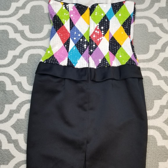 Jenna Benjamin Strapless Sequin Dress - Picture 2 of 3